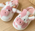 Cozy Cow Slippers