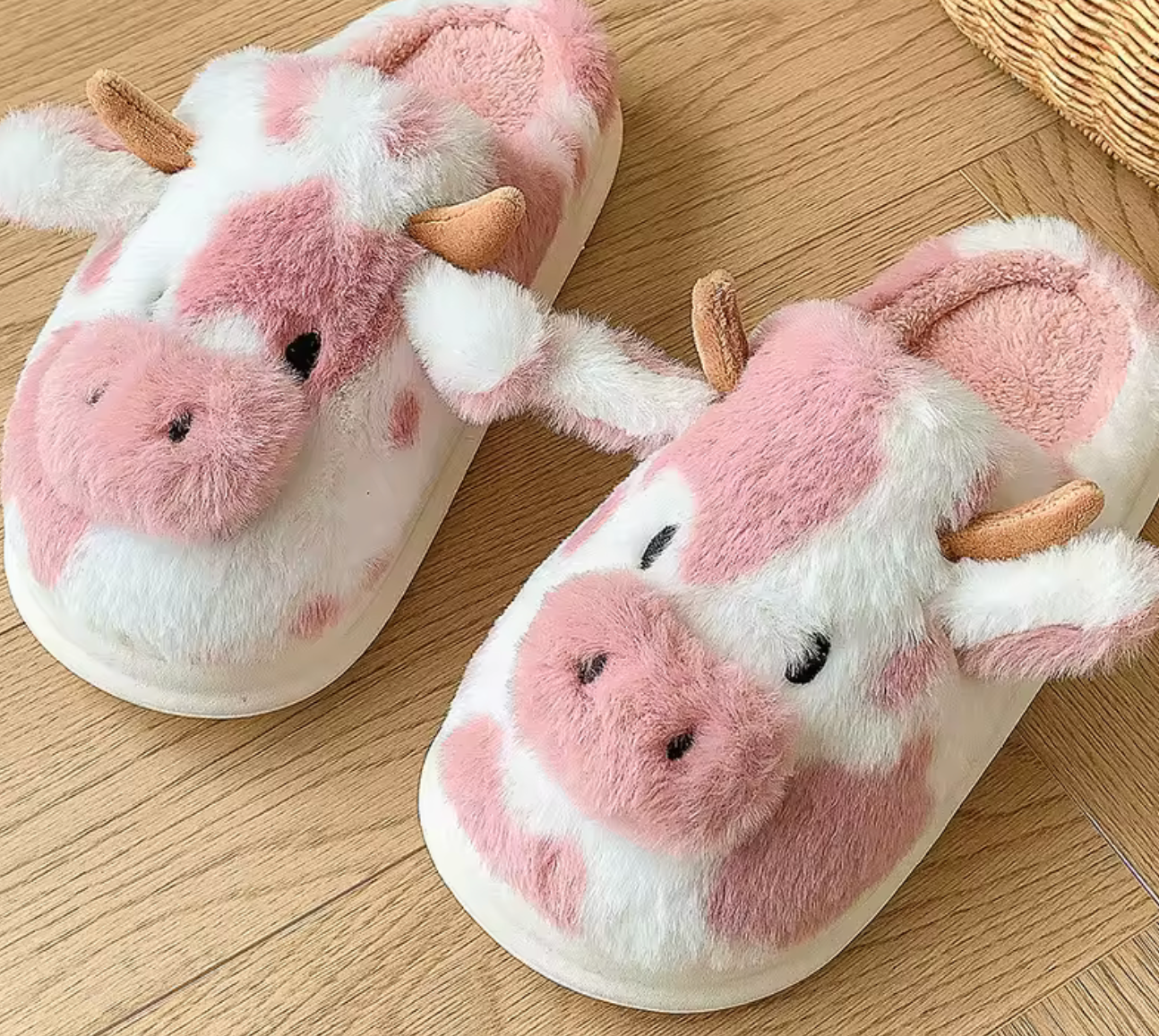 Cozy Cow Slippers
